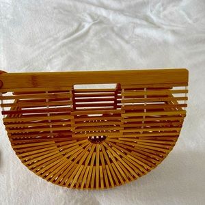 Used Twice! Vintga Bamboo Bag for Summer